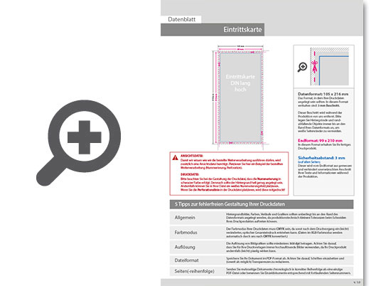 Product Bild eintrittskarte_din_lang_perforiert_&_1_x_nummeriert_(4_4_beidseitig_bedruckt)