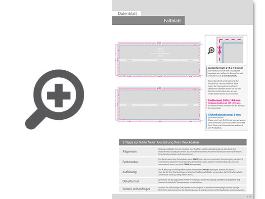 Product Bild faltblatt__gefalzt_auf_din_a6__vertikaler_2-bruch_fensterfalz__6-seitig