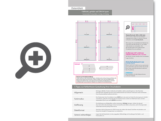 Product Bild faltblatt__gefalzt_auf_din_a4_quer__horizontaler_zickzackfalz__6-seitig
